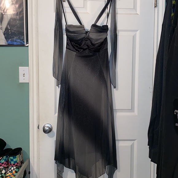 3/$30 NWT Elegant Silver Dress - Picture 2 of 10